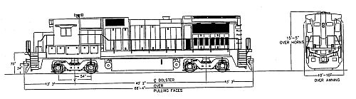 B40-8 Technical Information | Conrail Photo Archive